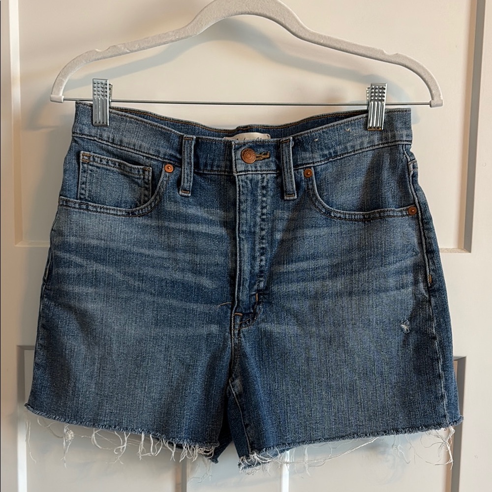 Madewell High Rise  Denim Shorts EUC Size 27